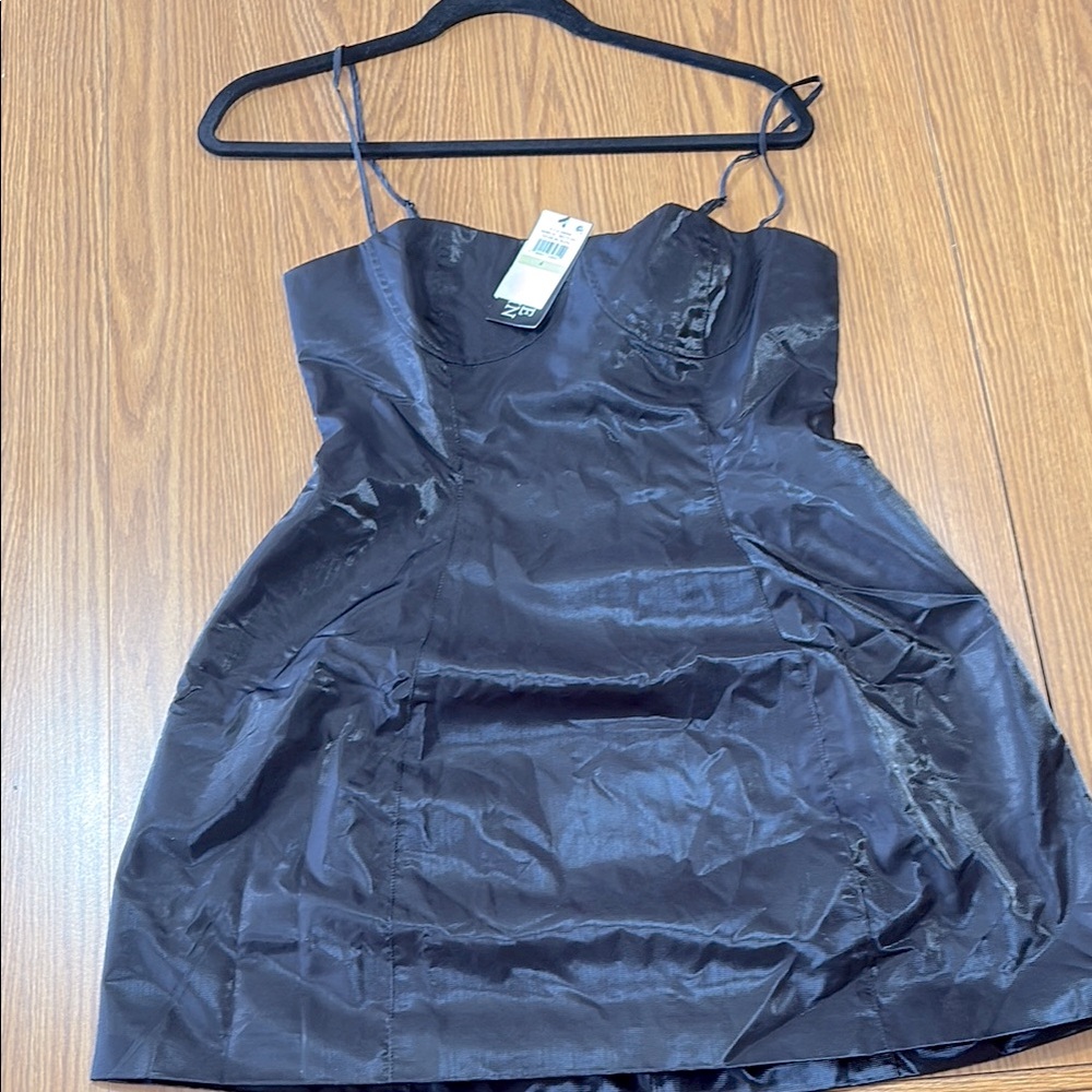 DANIELLE BERNSTEIN Blue Sleeveless Mini Sundress